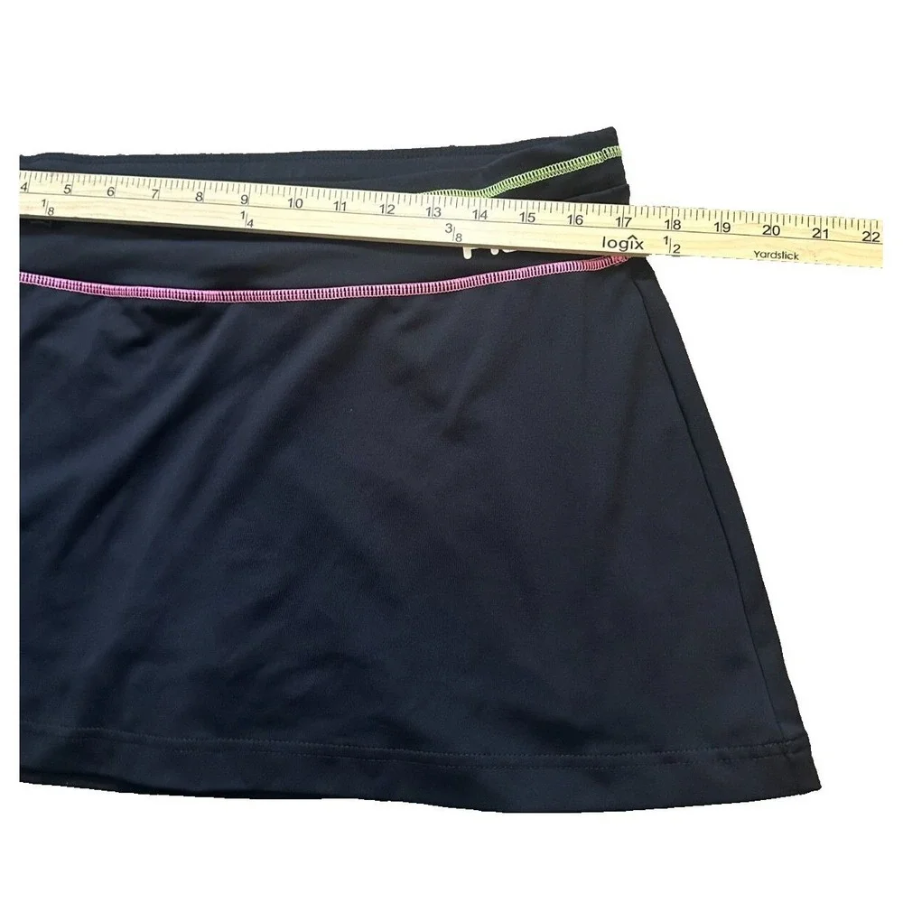 Fila Sport Performance Tennis Golf Black Skort Skirt size Large - Picture 5 of 7